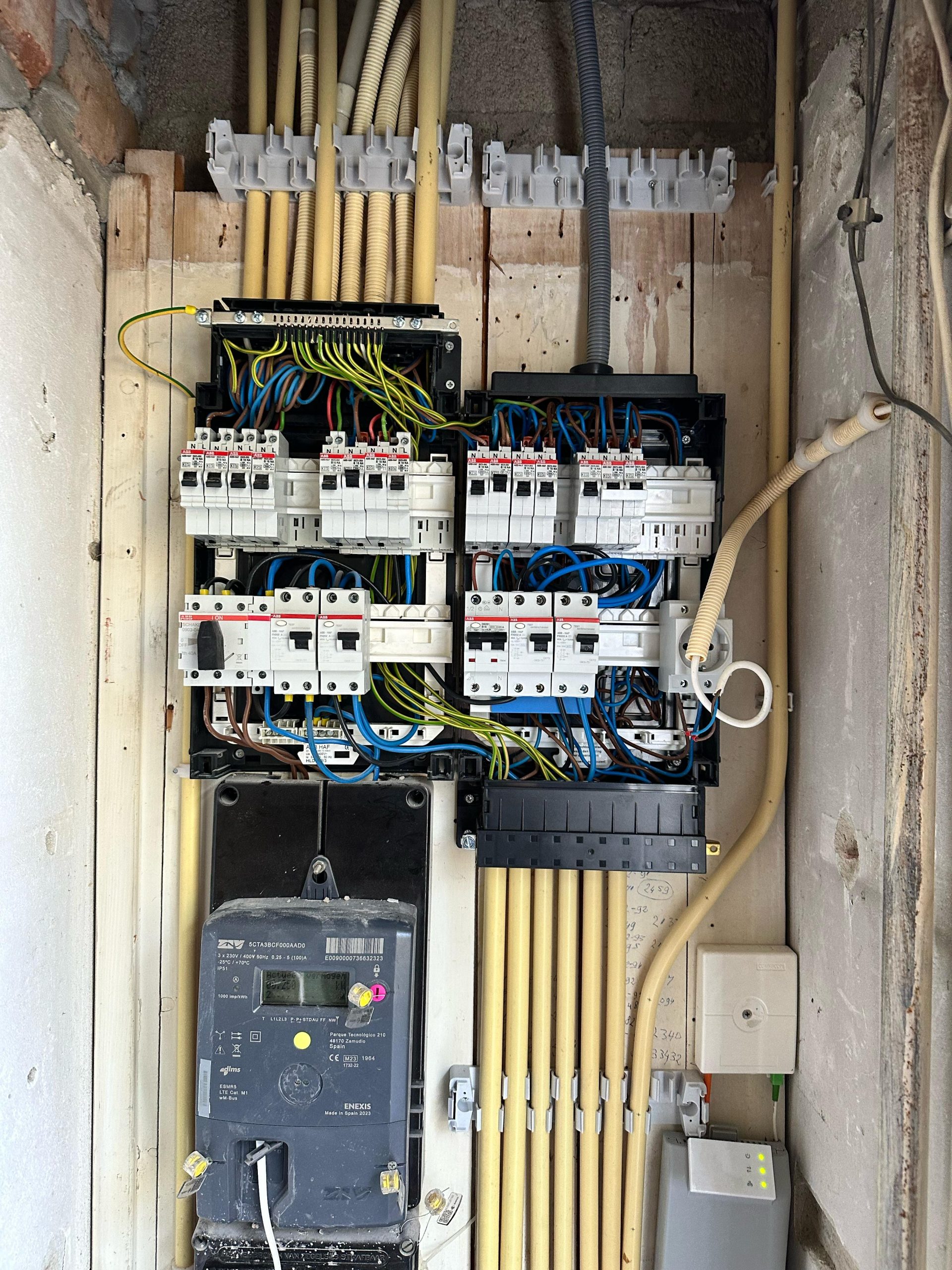 Nieuwe meterkast